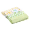 Högkvalitativ bomullssupersoft flanell som tar emot baby filt swaddle baby sängkläder 74*74 cm filtar nyfödda
