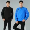 Mongolië stijl lente herfst mannelijke streetwear kostuum tang pak jas katoen linnen jassen oosterse mannen bovenkleding