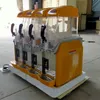 جديد عالي الجودة من آلة ذوبان الثلج بأربعة أسطوانات / 110 فولت 220 فولت آلات عصير / آلة جليد عصير تجاري