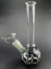 Unique Design glass water bongs hookahs 7.8inch straight tube 18mm joint dab rig for smoking accessories