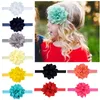 Baby Mädchen elastische Blume Stirnband für Babys Gummi Haarband Kinder schöne Kinder Kopfbedeckung dünn dehnbar 100 Stück Stück Mix Großhandel