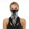 Spor 3D Kafa Kafatası Boyun Eşarp Rüzgar Geçirmez Açık Havada Bisiklet Bandana Buffs Boyun Isıtıcı Maskeleri