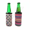 26 estilos Neoprene Suportes Slim Cerveja Cerveja Cerveja Pessoas Perturbáveis ​​Dobrável Dobrável Cerveja Beer Beer Sacos Cerveja 12oz Slim Energy Bebida