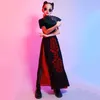 Barnens kinesiska stil hip hop kostymer tjejer pojkar jazz prestanda outfit catwalk kläder modern scen slitage dnv13406