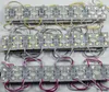 För Annons LED-moduler Vattentät Fyrkantig Typ 4 LED 5050 SMD RGB Varm / Kall Vit Grön Blå Röd Bakgrundsbelysning För Kanal Brev 12V