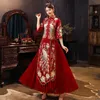 Vêtements ethniques Robe de mariée traditionnelle chinoise Robes de style oriental Chine Plus Taille 6XL 2021 Moderne Cheongsam Rouge Qipao Long