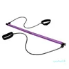 Wholeportable Pilates träning Stick Toning Bar Fitness Home Yoga Gym Body Workout Body Abdominal Resistance Bands ROPE PULL6621318