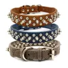 pet collars Fancy rivet dog collar antibit small and medium size dog1551107