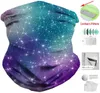 US Stock Scarf Bandana Face Cover with Filter Pocket Balaclava Fashion Neck Gaiter Protective Headband for Men Women Half Face Mask