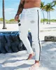 Hommes déchiré jean pour hommes décontracté gris bleu maigre coupe ajustée Denim pantalon motard Hip Hop jean Stretch mâle Denim pantalon Streetwear