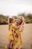 meninas florais vestidos mamãe e filha combinando vestidos de praia mãe e filha roupas combinando roupas familiares