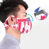 Karbon PM 2.5 Bisiklet Yüz Maskeleri Açık Rüzgar Geçirmez Toz Geçirmez Maskeleri Değiştirilebilir Aktif Karbon Filtre Yüz Maskesi Toptan Maske Vana ile