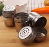 5 * 7см из нержавеющей стали Salt Shaker Jar Сахар Перец зубочистка хранения бутылки барбекю Пикник Приправа для хранения баночки SN1622