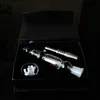 Mini Nector Collector Kit With Box Small Nector Collectors With Titanium Nail Dabber Dish 10mm 14mm Glass Pipe Plastic Keck Clip NC NC10