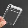サムスンzフリップ折りたたみケースのための携帯ケースの透明な耐衝撃クリア携帯電話カバーバックシェル