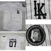 La Last Kings Kingin Baseball Jersey Double Ed White Shipping Высококачественные бейсбольные майки