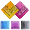 Newest Hip-hop Cotton Blended Quality Bandanas For Men Women Magic Head Scarf Scarves Wristband Kerchief Square 55cm*55cm M011A