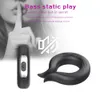 Penisring Vibrationsring Verzögerung der Ejakulation männlicher Masturbator USB aufgeladener vibrierender Penisring Massagegerät Sexspielzeug für Männer CX2007222276610