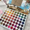 Hot 63 Cores Super Grande Eyeshadow Palette Shimmer Matte Sombra Longa Duração Waterproof Olhos Maquiagem Cosméticos presente