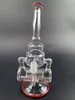 Szklane bongi wodne Czerwony Need Bong Heavens 9inch Oil Oil palnik DAB RIG 14mm Złącze dla Chicha Shisha