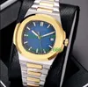 Мужчины смотрят 18 -стильные дизайнерские наручные часы 5711 40 -мм серебряный ремешок Супер светящийся нержавеющая Азия 2813 Движение механическое автоматическое