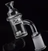 Flat Top 5mm Bottom 45 90 Quartz Banger 10mm 14mm 18mm Nail with Spinning Carb Cap and Terp Pearl Insert for Water Pipes