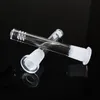 Glas Downstem Diffuser 14mm till 18mm Kvinna Joint Clear Glass Down Stems Oil DAB Rigs DAB Tool