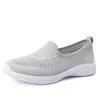 Chaussures vulcanisées 2020 femmes baskets maille respirante marche femme décontracté sans lacet dames appartements doux lumière femme chaussures chaud N7qT #