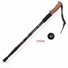 Outdoors Trumpet Cork Trekking Poles Ultra Light Telescopic Alpenstock Multi Function Straight Handle Hiking Walking Stick ZZA2499 10Pcs