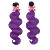 Бразильская девственная омбр цвет #1b фиолетовые человеческие волосы расширение плетения пучков 14 "-28" 3pcs лоты