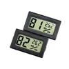 Mini Digital LCD Inomhustemperatur Sensor Fuktmätare Termometer Hygrometermätare Fahrenheit / Celsius för Humidors Garden jk2008kd