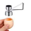 Egg Topper Eggshell Cutter Stainless Steel Egg Cracker Opener Remover Double Cups 2 Size Kitchen Tools JK2007XB