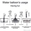 Färgglada vattenfyllda ballongbaser av ballonger Amazing Magic Water Balloon Bombs Leksaker Fyllning Vattenballonger Spel Barnleksaker