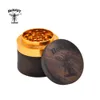 HORNET Premium Rosewood Handmade Tobacco Herb Grinder Wooden Grinder 60 MM 4 Layers Aluminum Sharp Diamond Teeth Smoking Herbal Gr1399730