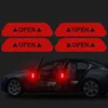 4 StuksLot Autodeur Open Prompt AntiCollision Reflecterende Stickers Tape Conspicuity Veiligheidswaarschuwing Waarschuwing Sticker Voor Auto Vrachtwagen Tra5303549