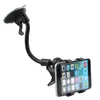 100 sztuk Soft Tube Car Mount Universal Windshield Dashboard Mobile 360 ​​Stopni Rotacja Lazy Telefon Uchwyt Pucharowy Wspornik Clamp