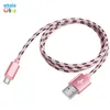 1m Lattice Braided Charging Data Cable High quality Core Fast chargering Type-c/Micro for samsung