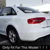 ألياف الكربون خلفية نافذة المثلث المثلث تغطية مصاريع مصاريع مصاريع Audi A4 B8 2009-2016 ملحقات تصميم السيارات 254S