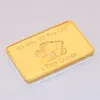 Décorations à domicile Buffalo Gold Bullion United States of America 1 Trony Ounce Bar Collectible Gifts1116341