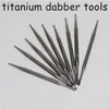 GR2 Titanium Dabber Высококачественный концентрат Масляный воск Инструмент Skillet Прочный Ti Nail DAB Коррозионный устойчивый Titanium Dabber Tools