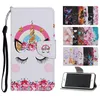 Skórzany Portfel Kot Owl Flower Butterfly Wolf Róża Niedźwiedź Uchwyt Karta Flip Cover Case dla iPhone 11 Pro Max XR XS Max 6 7 8 PLUS