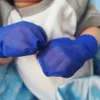 15628 Inga Scratch Mitterns Andas Eczema Mitterns Soft Netted Baby Mesh Gloves