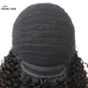 Ishow Brésilien Kinky Bouclés Perruques de Cheveux Humains avec Frange 1b/4/27 Ombre Couleur Noir Brun Péruvien Aucun Dentelle Perruque Indien Malaisien pour Femmes Tous Âges 8-28 pouces