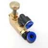 YS alloy Humidification Brass siphon Air Atomization Spray Nozzle Low Flow Small Spray Angle