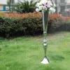 90 cm höjd silver metall ljushållare pillar ljusstativ bröllop centerpieces händelse vägledare blomma vas rack bröllop rekvisita