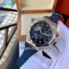 Ny 42mm P47450000A9039 Overseas MEN039S Automatisk Watch Blue Dial Power Reserve Multifunktion Gents Top Quality Watches Blue5968874