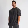 5 Colors Mens T Shirts Muscle Fiess Sports Male Hip Hop Oversized T-shirt Cotton Outdoor Summer Fashion Short Sleeve