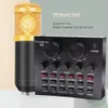 Bm 800 Наборы студийных микрофонов с поп-фильтром V8 Звуковая карта Конденсаторный микрофон Комплект записи KTV Караоке Смартфон Mic2090143