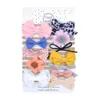 A846 Europe Infant Baby Bowknot Flowers Headband Elastic Children Soft Hair Band Kids Girls Headbands Bandanas Hairbands 12pcs/set