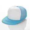 Plain Hip Hop Trucker Caps Blank Snapbacks Mesh Designer Hats Verstelbaar voor Mannen Vrouwen Zonnehoed 11 Kleuren